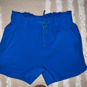 Cobalt Blue Lululemon Shorts